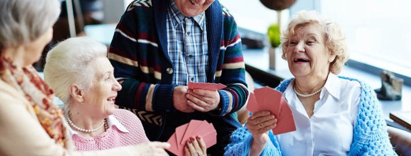 Is Aged Care In Demand In Australia - Group Of Seniors Playing Cards